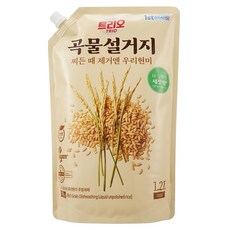 Trio 穀物蔬果碗盤洗潔精補充包 糙米, 1.2L, 1包