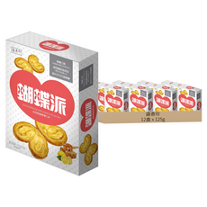 盛香珍 蜂蜜檸檬蝴蝶派, 125g, 12盒