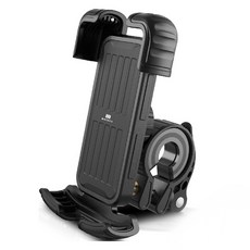 M motors M1 自行車 電動滑板車 嬰兒車 智慧型手機支架, 1個, 黑色