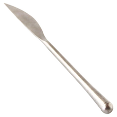 HOLA 和樂家居 奧爾圖420不鏽鋼餐刀 霧銀, 霧銀色, 1支