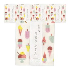 SHIMOYAMA 日本製進口廚房抹布 40 x 35cm 霜淇淋, 1條, 5條