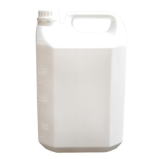 百貨King 方形分裝桶 4L HDPE環保2號瓶, 4個