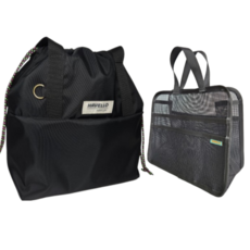 Havello 二合一游泳包, 黑色(防水包), 深灰色(網眼包)