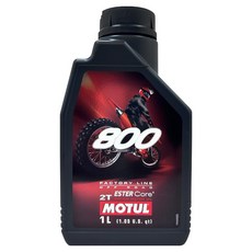 MOTUL 800 Factory Line Off Road 2T 全合成機油 越野車/二行程引擎專用 1L, 單一商品, 1罐