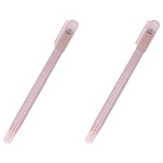 sun-star cororo 2 虛線簽字雙頭兩用筆, 奶茶色, 2支