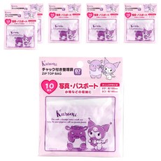 KUROMI 酷洛米 夾鍊袋, 100 x 140mm, 10枚入, 6袋