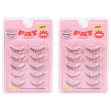 LOVISH FAT 人造假睫毛, 08號, 2個