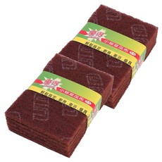 優得 小棕菜瓜布 2組 - 廚房清潔好幫手 輕鬆去除油污, 5片