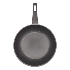 Mother Goose 鵝媽媽 義大利原裝進口IH導磁 Flonal Dura-IH系列 28CM深平底不沾鍋(黑), 28cm, 1個