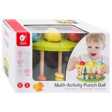 Classic WORLD 客來喜 經典木玩 敲打球台, 混和顏色, 1個