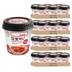 YOPOKKI 即食甜辣炒年糕杯, 140g, 24個