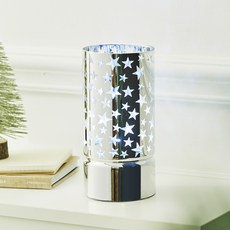 크리스마스 LED 글라스 자 라이트 무드등, 아이스화이트스타, 20cm, 1개