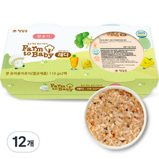 팜투베이비 레디 실온이유식 완료기, 12개, 12개, 110g
