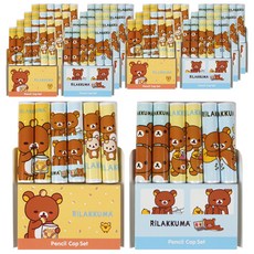 Rilakkuma Feelbox 鉛筆帽 6p 套組, 隨機發貨, 16套