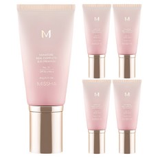 미샤 엠 시그너처 리얼 컴플릿 비비크림 이엑스 SPF30 PA++, 21호 화사한 베이지, 45g, 5개