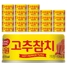 동원참치 고추 참치, 135g, 24개