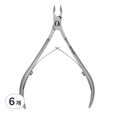 Oz Nail Semi-Pro 指甲鉗, 銀, 6個