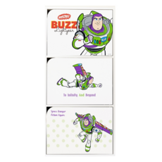 收納王妃 迪士尼玩具總動員三層木門櫃, 巴斯光年