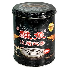 鱷魚 蚊香淡煙, 1罐, 60個