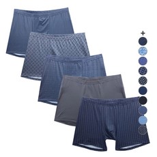 TRY 男士大尺碼四角內褲5件組