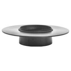 LOVERAMICS 愛陶樂 手沖咖啡架 18-8不鏽鋼 矽膠 長12寬12高2.5公分, 黑色, 1個