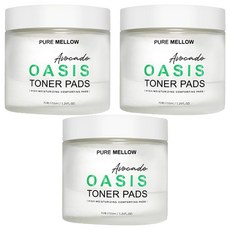 Pure Mellow 鱷梨綠洲爽膚水墊 70p, 70片, 3罐