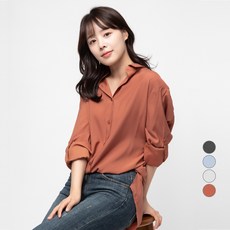 CARET 女款飄逸感捲袖襯衫上衣