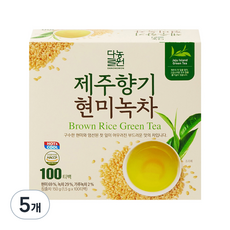 다농원 제주향기 현미녹차, 1.5g, 100개입, 5개