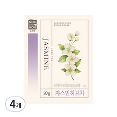 녹차원 쟈스민 허브차, 1g, 20개입, 4개
