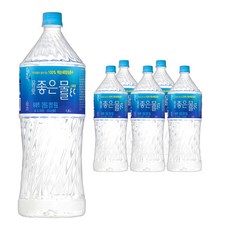 워터비스 몸애좋은물 80미네랄 해양심층수, 1.8L, 6개