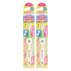 create 酷里愛德 幼童乳齒專用牙刷 1.5歲以上, 款式隨機, 1入, 2支