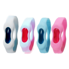 wingwingball 第 2 季夏季手鍊適合 4 口之家成人藍色 + 成人粉色 + 兒童藍色 + 兒童粉色套組, 1套