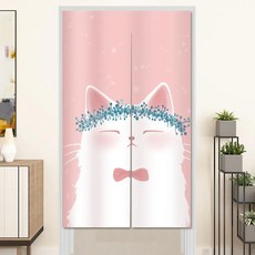 BonBon naturel 日式長門簾 B-4442-6, 花冠小貓