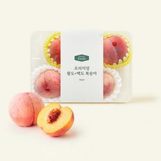 온브릭스 프리미엄 황도백도 복숭아 혼합팩 4개입, 1.2kg, 1개