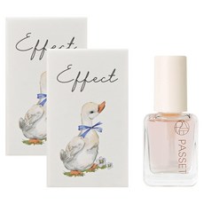 PASSET 效果護甲油, 單一顏色, 7ml, 2個