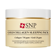 Snp 黃金膠原蛋白晚安面膜, 100g, 1罐