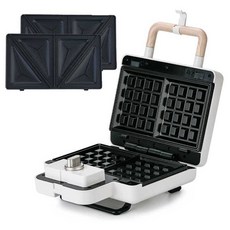 danmi 鬆餅機+烤盤 2入, DA-SAN02T（白色）