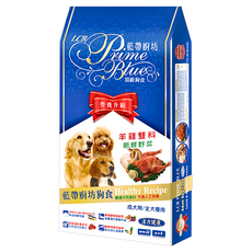 LCB 藍帶廚坊 成犬/全犬種用 乾飼料 添加茄紅素 天然活力抗氧化, 雞羊雙寶 + 新鮮野菜, 7.5kg, 1袋