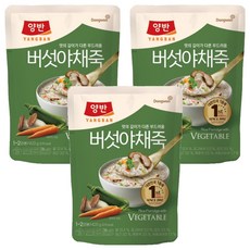 Dongwon 東遠 Yangban 兩班 蘑菇蔬菜粥, 420g, 3個