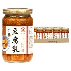 江記 米醬豆腐乳, 380g, 12罐