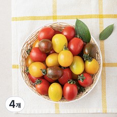 온리팜 GAP 인증 칼라 대추토마토, 500g, 4팩