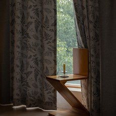 바자르 빛차단 고밀도 3중직 아일렛 암막커튼세트