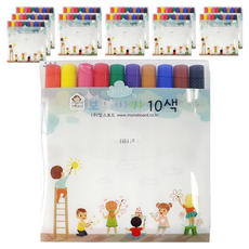 맘스보드 미니 보드마카, 10색, 120개