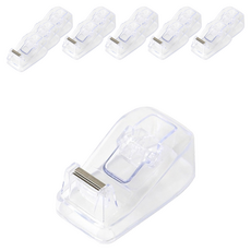 Onup 粉彩迷你膠帶台, 透明, 12個