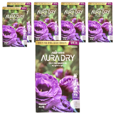 LG AURA香氛柔軟烘衣紙 木蘭茉莉香, 40張, 1盒, 6盒