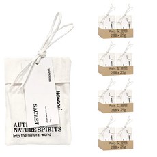 Axis 艾克思 掛繩式室內車用可替換內芯香氛包 Set 2個 尺寸13x8cm 優質香氛精油+竹木, 8包, 古龍