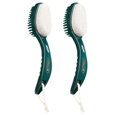 굿프랩 2 in 1 멀티 풋케어 발각질 제거솔 그린, 1개입, 2개