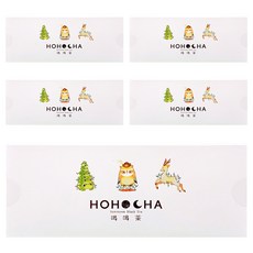 HOHOCHA 喝喝茶 動物三角立體茶包禮盒, 紅玉 3包 + 阿薩姆 2包 + 紅韻 2包 + 山茶紫芽 2包, 27g, 5盒