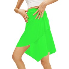 Quarks 運動舞蹈遮臀圍裙 B, 螢光綠