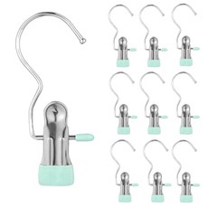 Salthong 不鏽鋼多用途夾, 薄荷綠, 10個